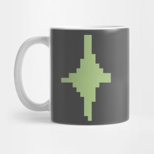 Green Sparkle Pixel Art Mug